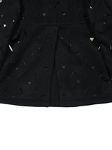 MASU HEART HOLE PEA COAT ハートホールピーコート 通販 ブラック
