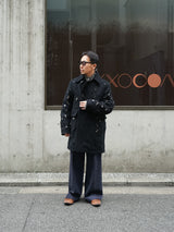 MASU HEART HOLE PEA COAT ハートホールピーコート 通販 ブラック 着用イメージ