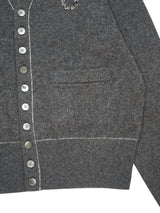 MASU MB 10 BUTTON CARDIGAN MB10ボタンカーディガン 通販 チャコール