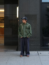 MASU IVY HOLE LEATHER FLIGHT JACKET IVYホールレザーフライトジャケット 通販 モスグリーン
着用イメージ