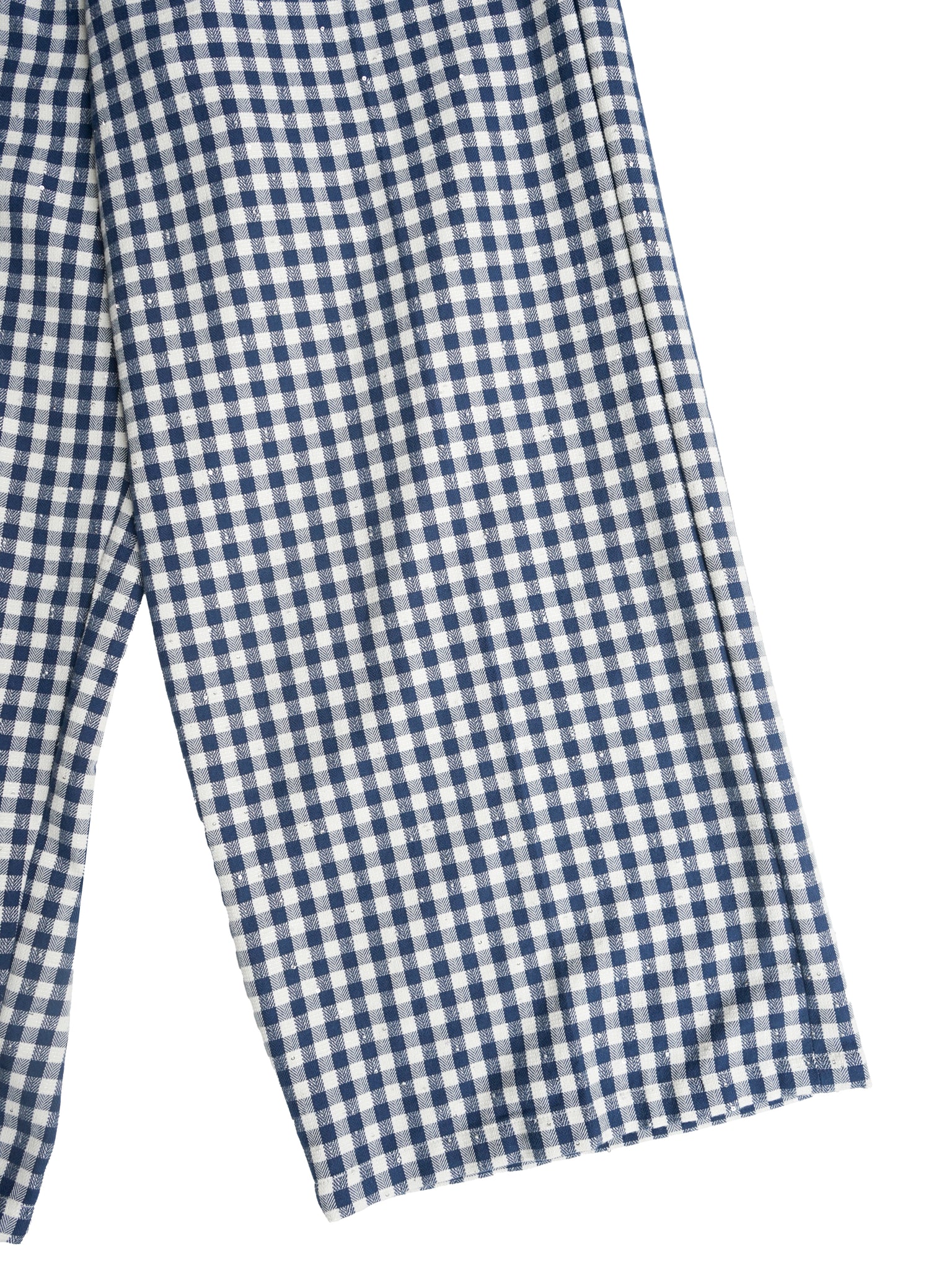 パンツ MASU SPARKLING PLAID WIDE EASY PANTS MASU(エムエーエスユー)のSPARKLING PLAID WIDE EASY PANTS BLUEの通販