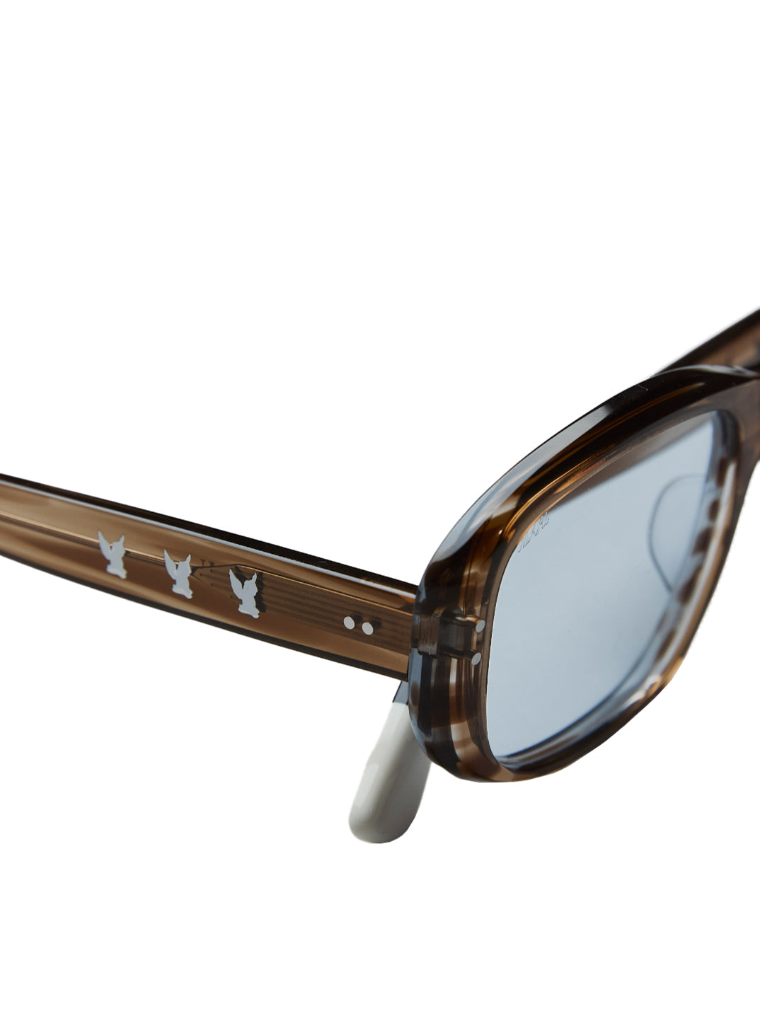 MASU × BLANC OVAL SHAPE SUNGLASSES MASU(エムエーエスユー)のBLANC OVAL SHAPE SUNGLASSES BLACKの