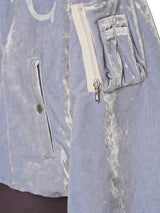 MASU エムエーエスユー VC VELVET PUFFER BOMBER JACKET VCヴェルヴェットぱファーボンバージャケット 通販 ダスティーブルー
