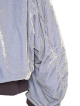 MASU エムエーエスユー VC VELVET PUFFER BOMBER JACKET VCヴェルヴェットぱファーボンバージャケット 通販 ダスティーブルー