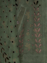 MASU IVY HOLE LEATHER FLIGHT JACKET IVYホールレザーフライトジャケット 通販 モスグリーン