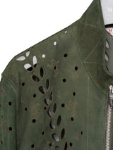 MASU IVY HOLE LEATHER FLIGHT JACKET IVYホールレザーフライトジャケット 通販 モスグリーン