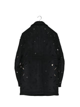 MASU HEART HOLE PEA COAT ハートホールピーコート 通販 ブラック