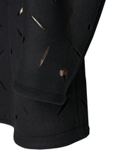 MASU HEART HOLE PEA COAT ハートホールピーコート 通販 ブラック