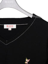 MASU FLOWER ANGEL SWEATER フラワーエンジェルセーター 通販 ブラック