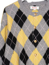 MASU DIAMOND SCRAPED CARDIGAN ダイヤモンドスクラップドカーディガン 通販 レモン