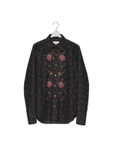 MASU ROCOCO LAYERED WESTERN SHIRT ロココレイヤードウエスタンシャツ ブラック