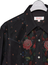 MASU ROCOCO LAYERED WESTERN SHIRT ロココレイヤードウエスタンシャツ ブラック