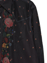 MASU ROCOCO LAYERED WESTERN SHIRT ロココレイヤードウエスタンシャツ ブラック