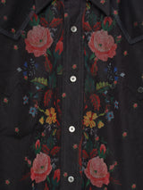 MASU ROCOCO LAYERED WESTERN SHIRT ロココレイヤードウエスタンシャツ ブラック