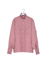 MASU PRINCE PUFFER PLAID SHIRT プリンスパファープレイドシャツ 通販 レッド