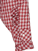MASU PRINCE PUFFER PLAID SHIRT プリンスパファープレイドシャツ 通販 レッド