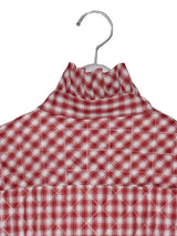 MASU PRINCE PUFFER PLAID SHIRT プリンスパファープレイドシャツ 通販 レッド