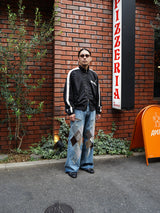 MASU PUMA × MASU T7 CURIO TRACK JACKET エムエーエスユー プーマ T7キュリオトラックジャケット 通販 ブラック 着用イメージ