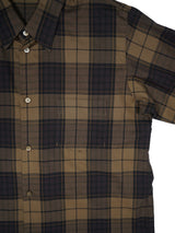 MATSUFUJI Madras Check Twill Utility Shirt マドラスチェックツイルユーティリティー 通販 ベージュチェック