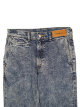 MATSUFUJI Chemical wash Boot Cut Denim Trousers ケミカルウォッシュブーツカットデニムトラウザーズ 通販 インディゴ