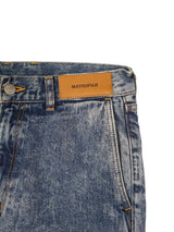 MATSUFUJI Chemical wash Boot Cut Denim Trousers ケミカルウォッシュブーツカットデニムトラウザーズ 通販 インディゴ