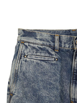 MATSUFUJI Chemical wash Boot Cut Denim Trousers ケミカルウォッシュブーツカットデニムトラウザーズ 通販 インディゴ