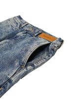 MATSUFUJI Chemical wash Boot Cut Denim Trousers ケミカルウォッシュブーツカットデニムトラウザーズ 通販 インディゴ