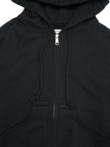 MATSUFUJI Zip up Sweat Hoodie ジップアップスウェットフーディー 通販 ブラック