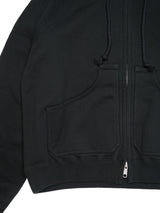 MATSUFUJI Zip up Sweat Hoodie ジップアップスウェットフーディー 通販 ブラック