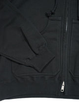 MATSUFUJI Zip up Sweat Hoodie ジップアップスウェットフーディー 通販 ブラック