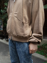 MATSUFUJI Zip up Sweat Hoodie ジップアップスウェットフーディー 通販 ブリック
着用イメージ