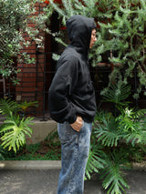 MATSUFUJI Zip up Sweat Hoodie ジップアップスウェットフーディー 通販 ブラック
着用イメージ