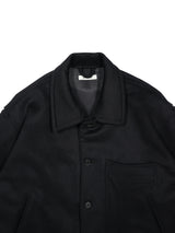 MATSUFUJI "Connected Pockets Melton Jacket" マツフジ コネクテッドポケットメルトンジャケット 通販 ブラック