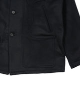 MATSUFUJI "Connected Pockets Melton Jacket" マツフジ コネクテッドポケットメルトンジャケット 通販 ブラック