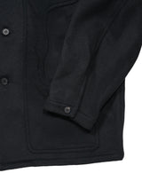 MATSUFUJI "Connected Pockets Melton Jacket" マツフジ コネクテッドポケットメルトンジャケット 通販 ブラック
