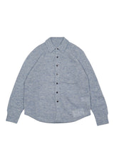 MEIAS MOHAIR KNIT STRIPE SHIRT モヘアニットシャツ 通販 ブルー