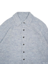 MEIAS MOHAIR KNIT STRIPE SHIRT モヘアニットシャツ 通販 ブルー