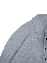 MEIAS MOHAIR KNIT STRIPE SHIRT モヘアニットシャツ 通販 ブルー