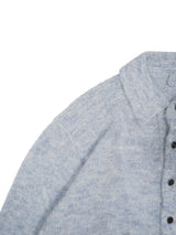 MEIAS MOHAIR KNIT STRIPE SHIRT モヘアニットシャツ 通販 ブルー