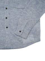 MEIAS MOHAIR KNIT STRIPE SHIRT モヘアニットシャツ 通販 ブルー