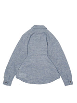 MEIAS MOHAIR KNIT STRIPE SHIRT モヘアニットシャツ 通販 ブルー