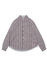 MEIAS MOHAIR KNIT STRIPE SHIRT モヘアニットストライプシャツ 通販 ブルー