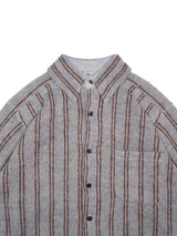 MEIAS MOHAIR KNIT STRIPE SHIRT モヘアニットストライプシャツ 通販 ブルー