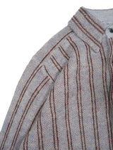MEIAS MOHAIR KNIT STRIPE SHIRT モヘアニットストライプシャツ 通販 ブルー