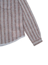 MEIAS MOHAIR KNIT STRIPE SHIRT モヘアニットストライプシャツ 通販 ブルー