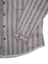 MEIAS MOHAIR KNIT STRIPE SHIRT モヘアニットストライプシャツ 通販 ブルー