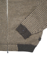 MEIAS WOOL JQ HARRINGTON KNIT JK ウールジャガードハリントンジャケット 通販 ブラウン