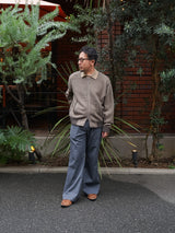 MEIAS WOOL JQ HARRINGTON KNIT JK ウールジャガードハリントンジャケット 通販 ブラウン
着用イメージ