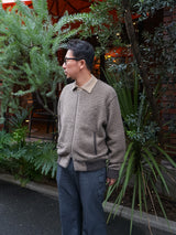 MEIAS WOOL JQ HARRINGTON KNIT JK ウールジャガードハリントンジャケット 通販 ブラウン
着用イメージ