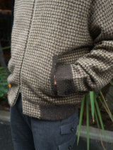 MEIAS WOOL JQ HARRINGTON KNIT JK ウールジャガードハリントンジャケット 通販 ブラウン
着用イメージ